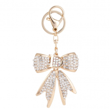 Keychain "Bow" with crystals
